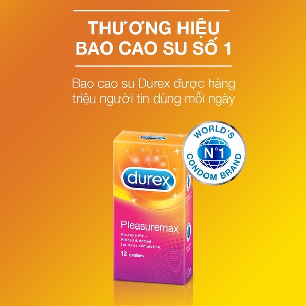 Bao cao su Durex 1 hộp có 12 chiếc