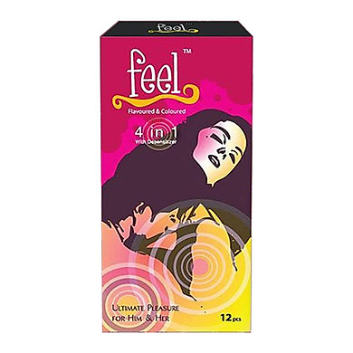 Bao cao su Feel 4 in 1 Kéo Dài Thời Gian Quan Hệ